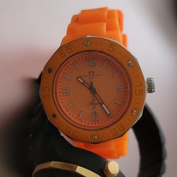 Oceanaut Sport Acqua Watch 2 pair Orange and Black - Picture 3 of 7